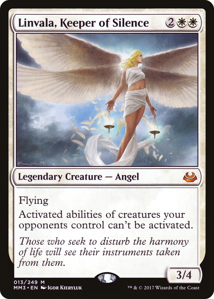 Linvala, Keeper of Silence (013) - Modern Masters 2017
