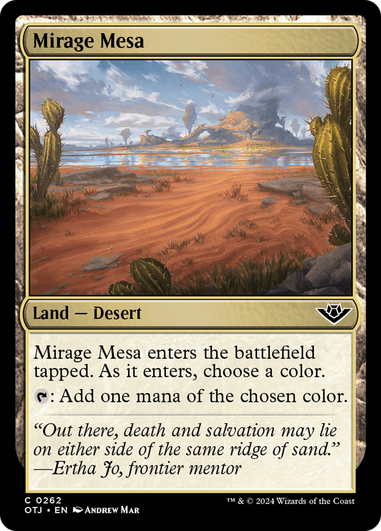Mirage Mesa (262) Foil - Outlaws of Thunder Junction