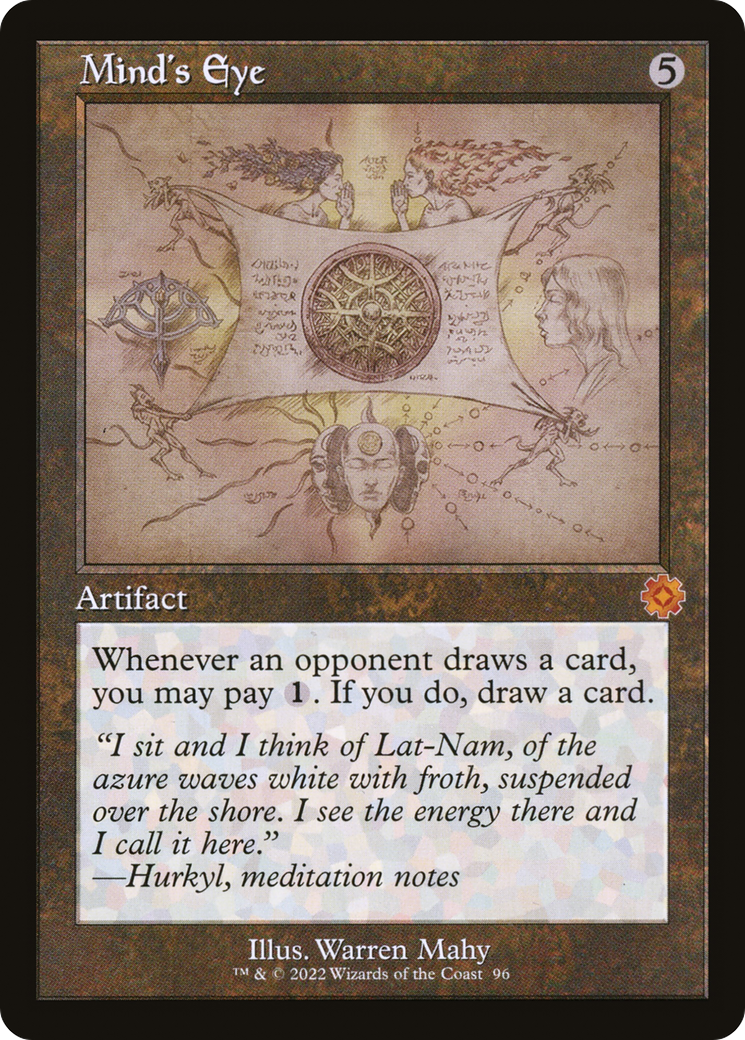 Mind's Eye (Schematic) (Retro) (096) - The Brothers' War Retro Artifacts