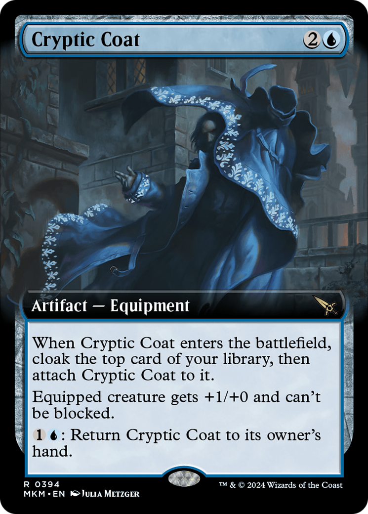 Cryptic Coat (Extended Art) (394) Foil - Murders at Karlov Manor