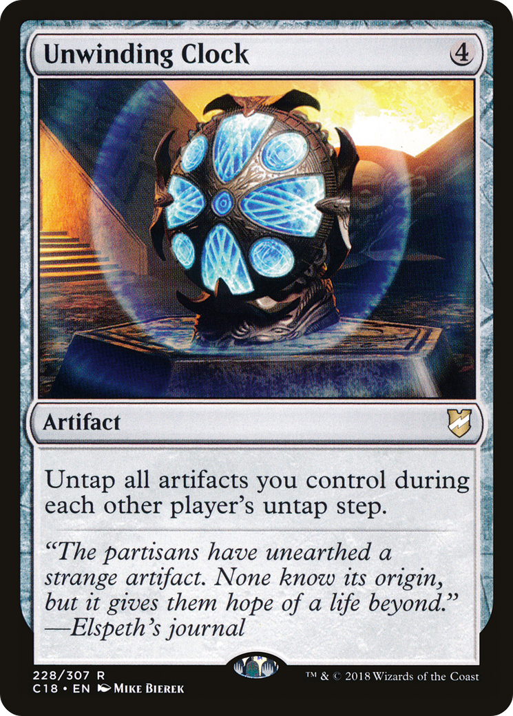 Unwinding Clock (228) - Commander 2018