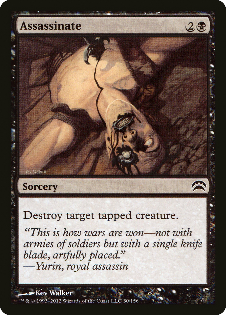Assassinate (030) Foil - Planechase 2012
