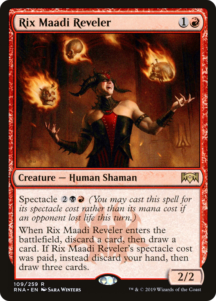 Rix Maadi Reveler (109) Foil - Ravnica Allegiance