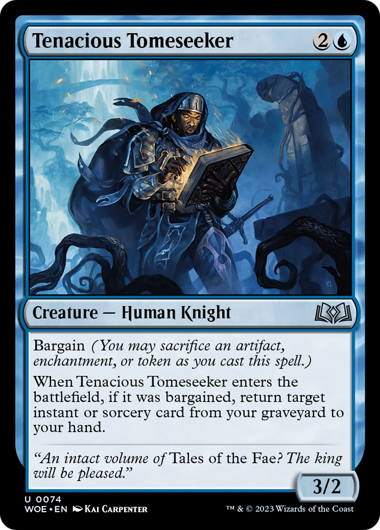 Tenacious Tomeseeker (074) Foil - Wilds of Eldraine