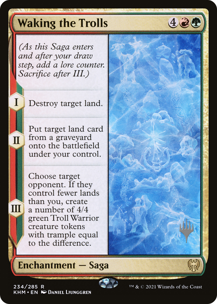 Waking the Trolls (234) Foil - Kaldheim Promos