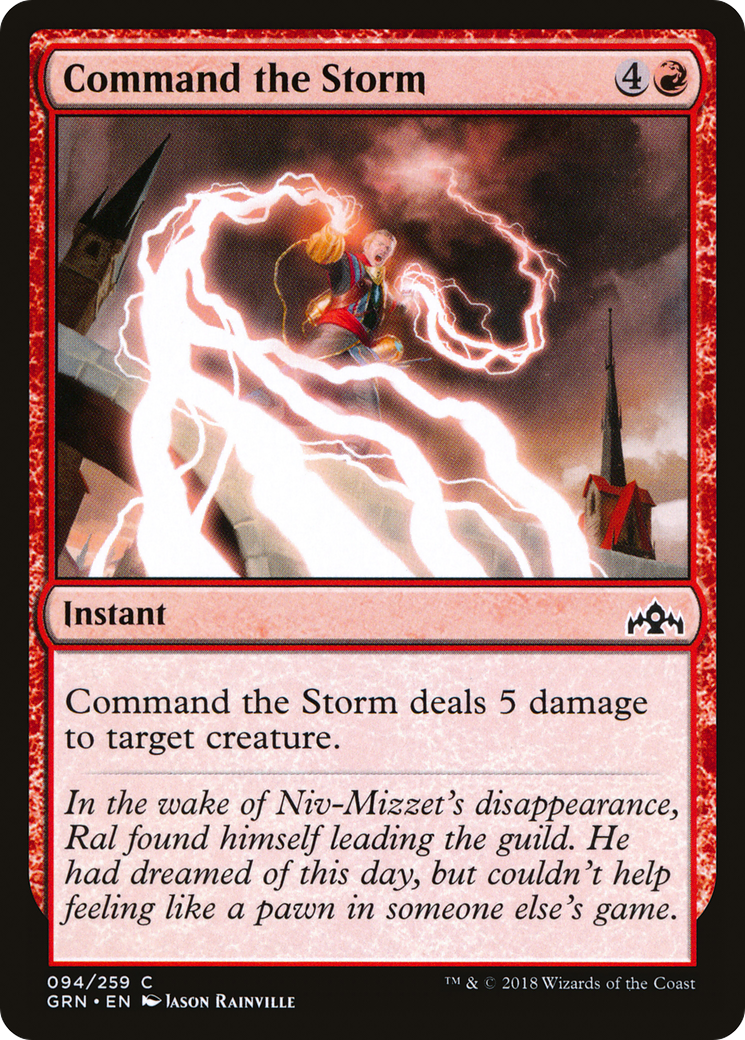 Command the Storm (094) Foil - Guilds of Ravnica