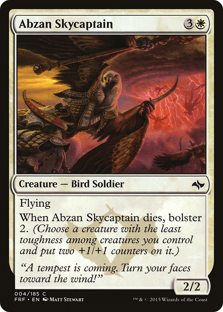 Abzan Skycaptain (004) Foil - Fate Reforged