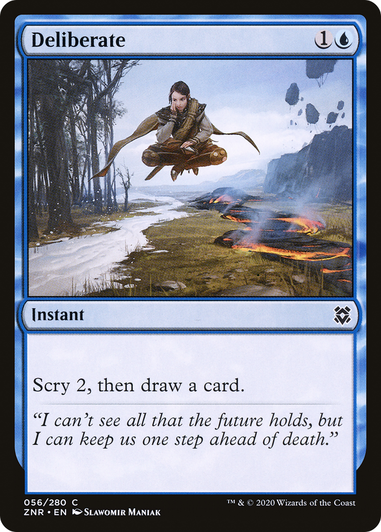 Deliberate (056) Foil - Zendikar Rising