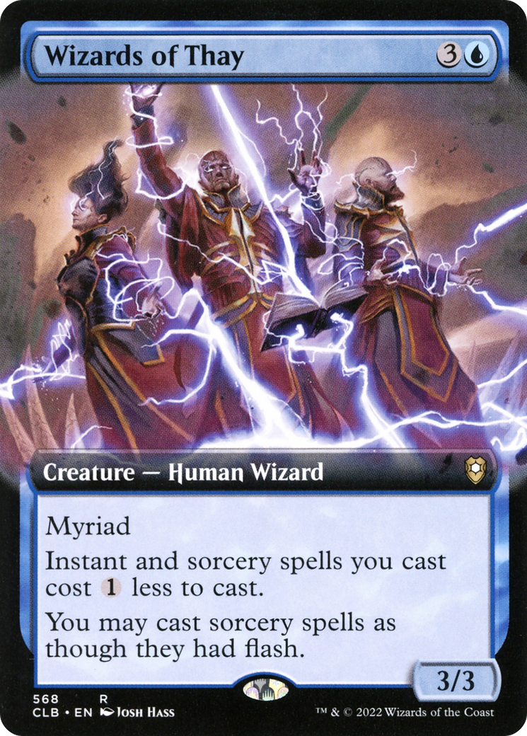 Wizards of Thay (Extended Art) (568) Foil - Commander Legends: Battle for Baldur's Gate