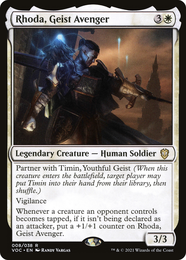 Rhoda, Geist Avenger (008) - Crimson Vow Commander