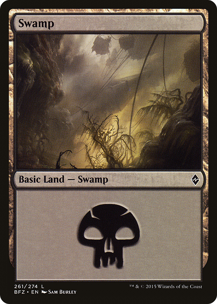 Swamp (261) - Battle for Zendikar