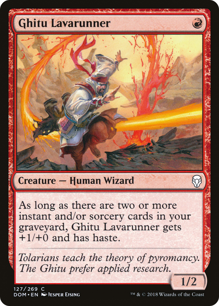 Ghitu Lavarunner (127) - Dominaria