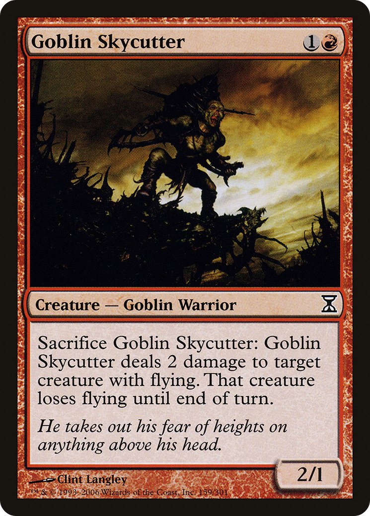 Goblin Skycutter (159) Foil - Time Spiral