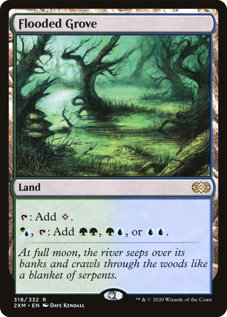 Flooded Grove (318) Foil - Double Masters