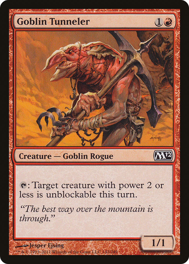 Goblin Tunneler (142) Foil - Magic 2012