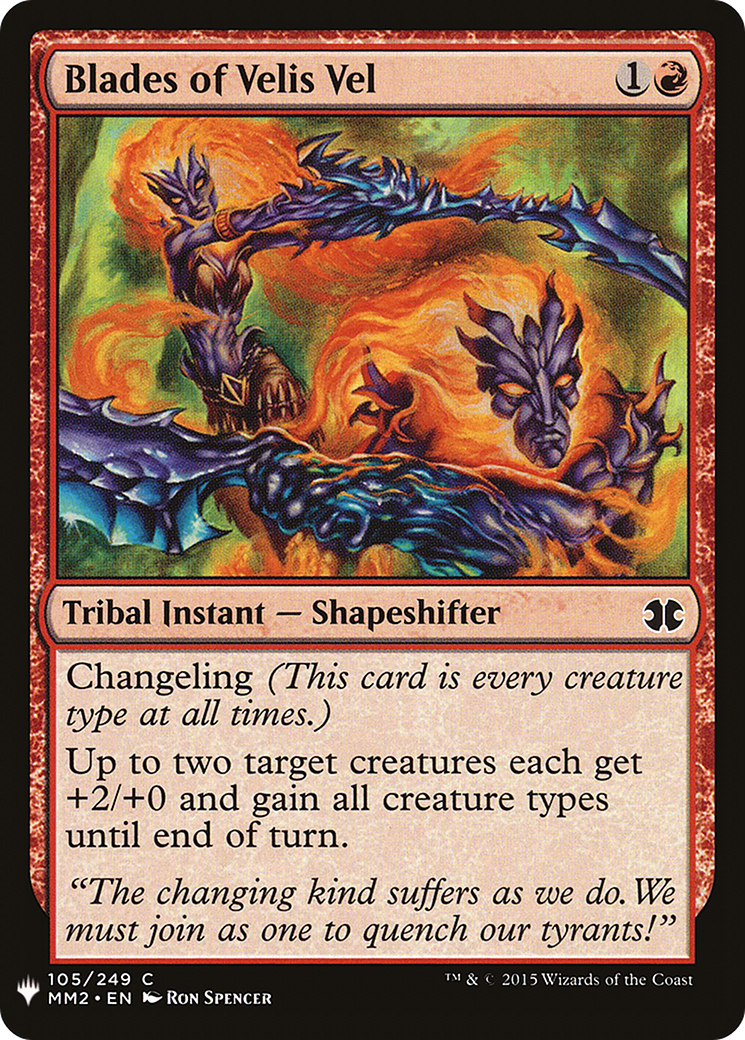 Blades of Velis Vel (MM2-105) - The List