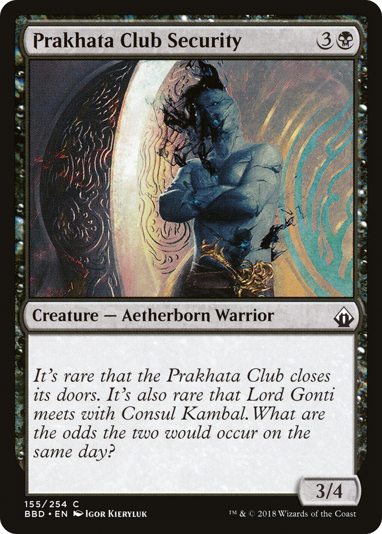 Prakhata Club Security (155) Foil - Battlebond