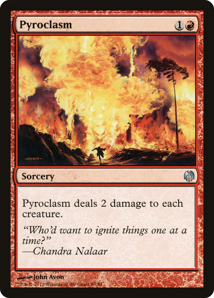 Pyroclasm (063) - Duel Decks: Heroes vs. Monsters
