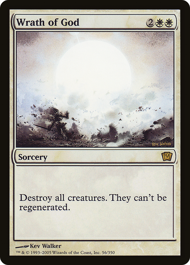 Wrath of God (056) Foil - Ninth Edition