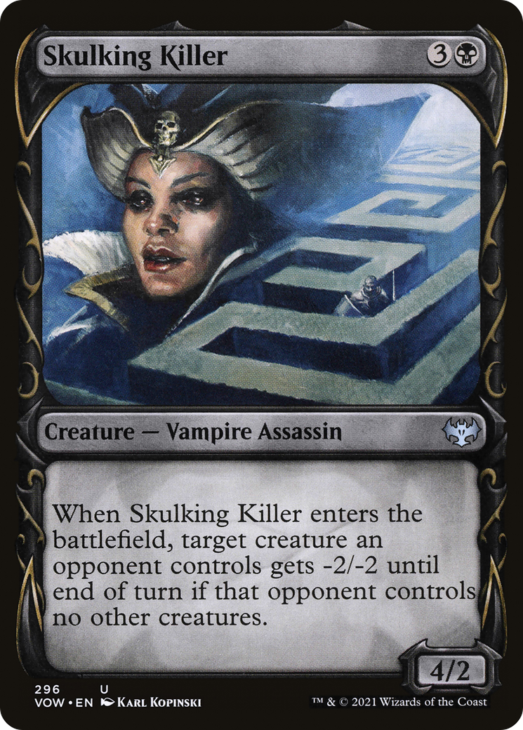 Skulking Killer (Showcase) (296) Foil - Innistrad: Crimson Vow