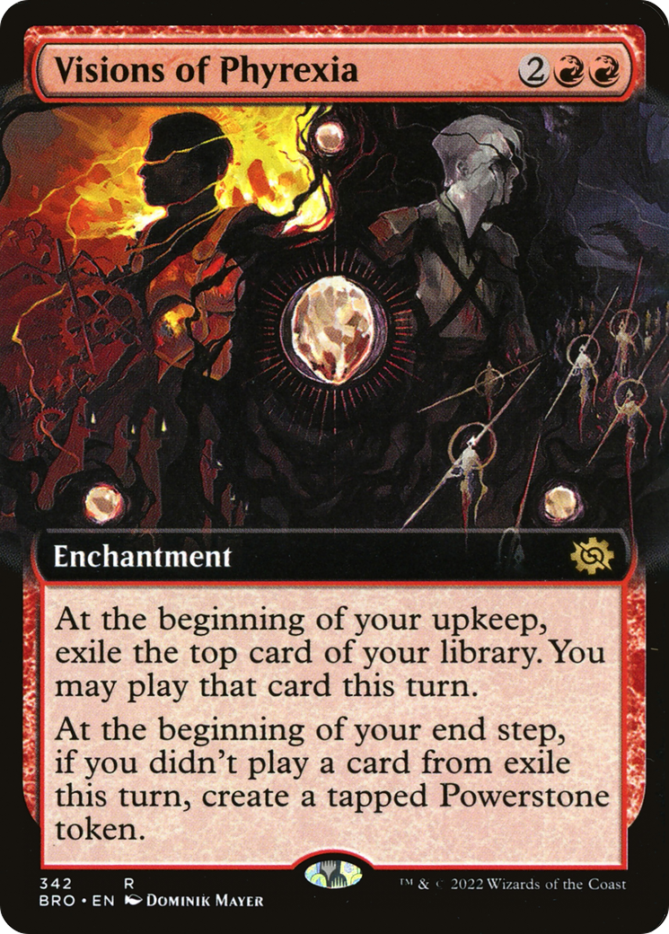 Visions of Phyrexia (Extended Art) (342) Foil - The Brothers' War