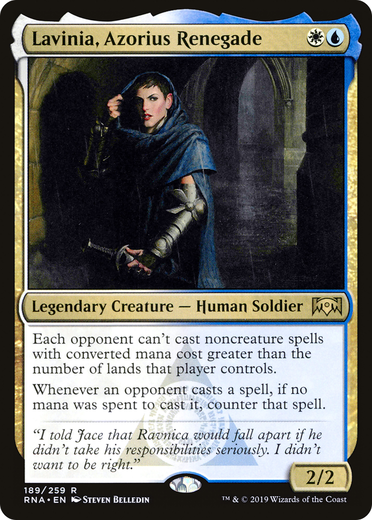 Lavinia, Azorius Renegade (189) Foil - Ravnica Allegiance