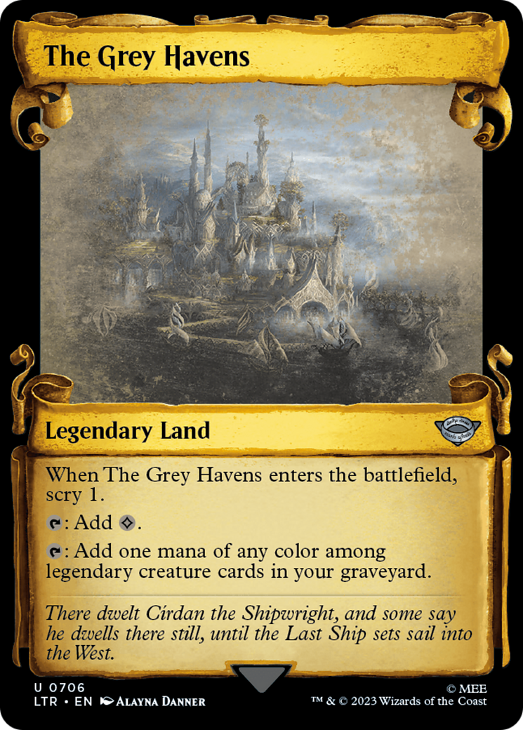 The Grey Havens (Showcase Scrolls) (Showcase) (706) - The Lord of the Rings: Tales of Middle-earth
