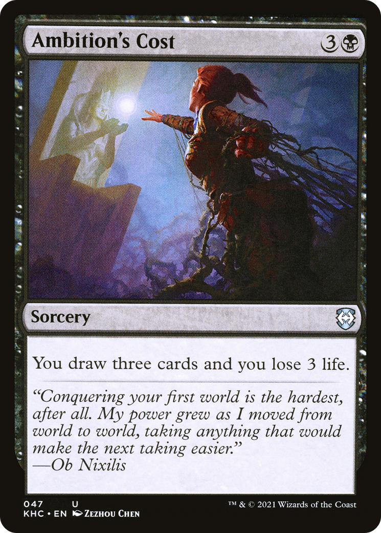 Ambition's Cost (047) - Kaldheim Commander