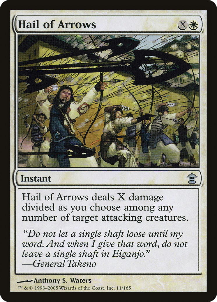 Hail of Arrows (011) Foil - Saviors of Kamigawa