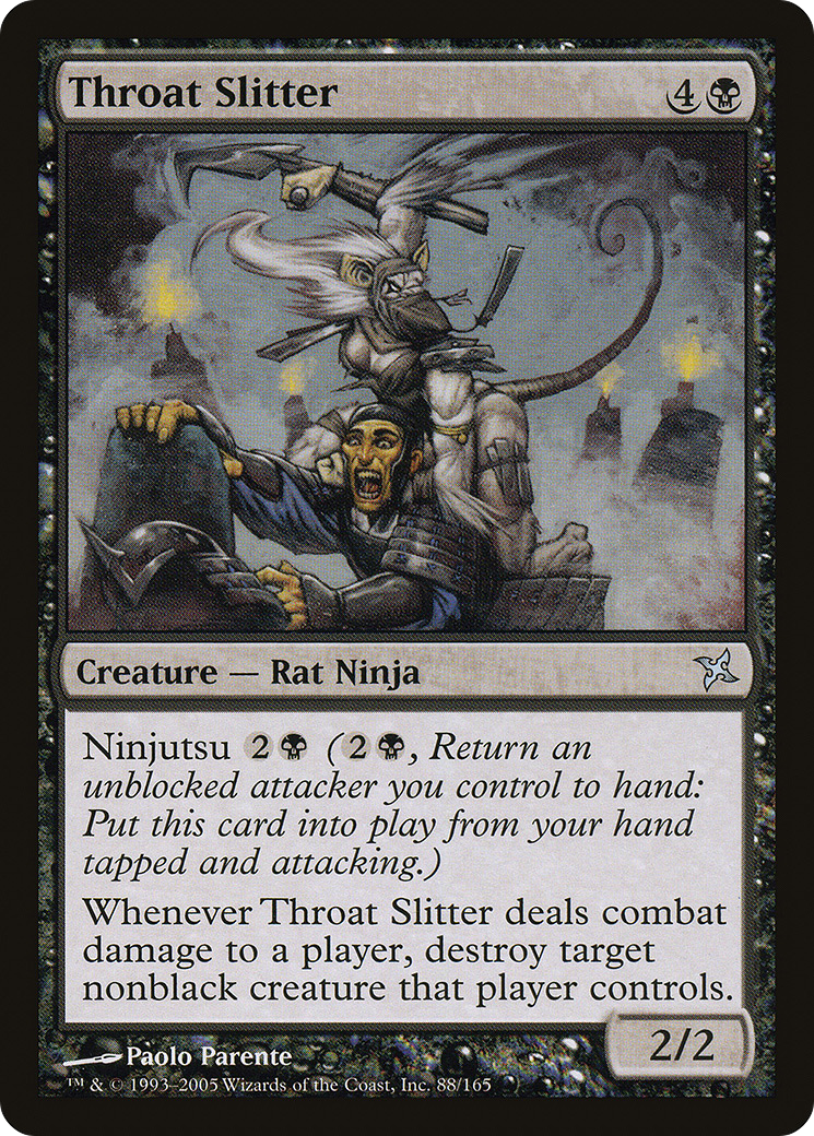 Throat Slitter (088) Foil - Betrayers of Kamigawa