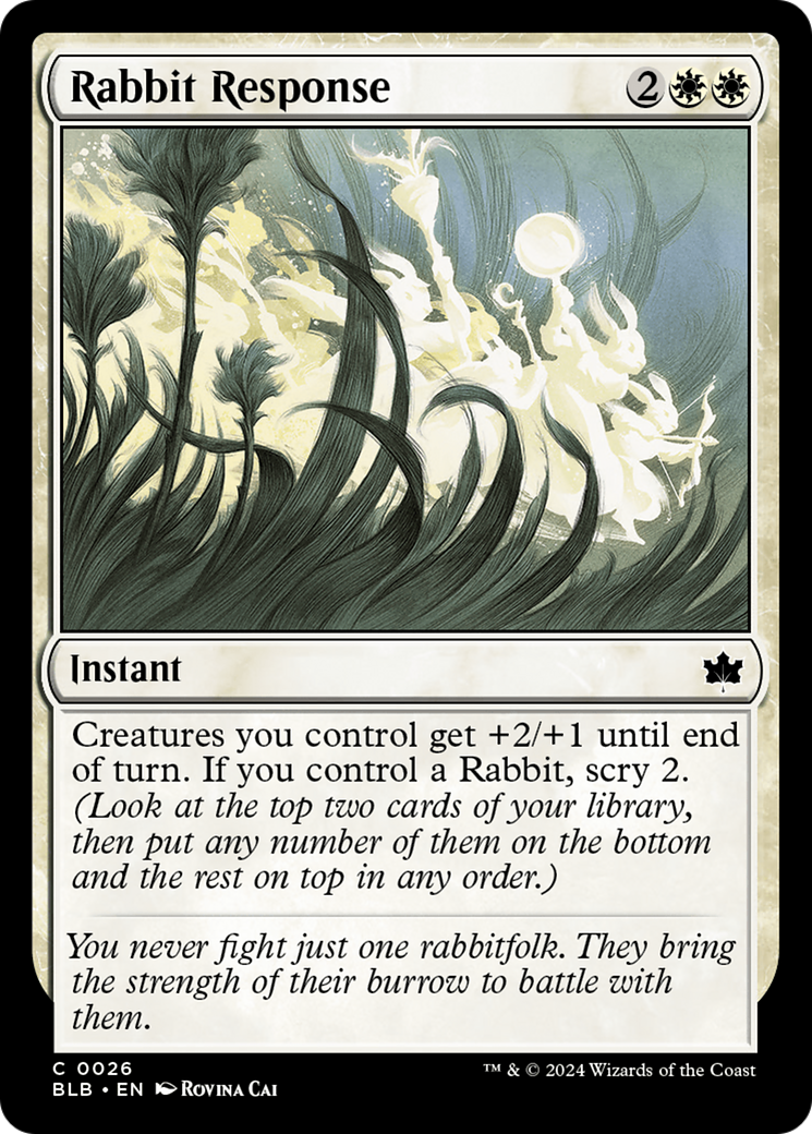 Rabbit Response (026) - Bloomburrow