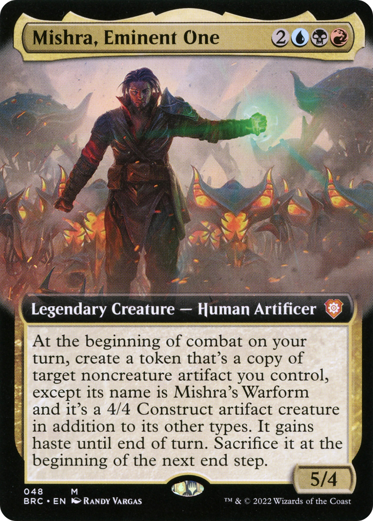 Mishra, Eminent One (Extended Art) (048) Foil - The Brothers' War Commander