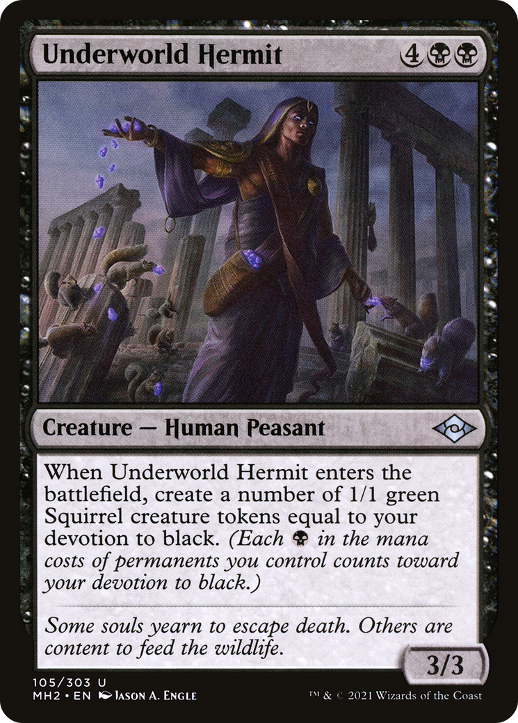 Underworld Hermit (105) Foil - Modern Horizons 2