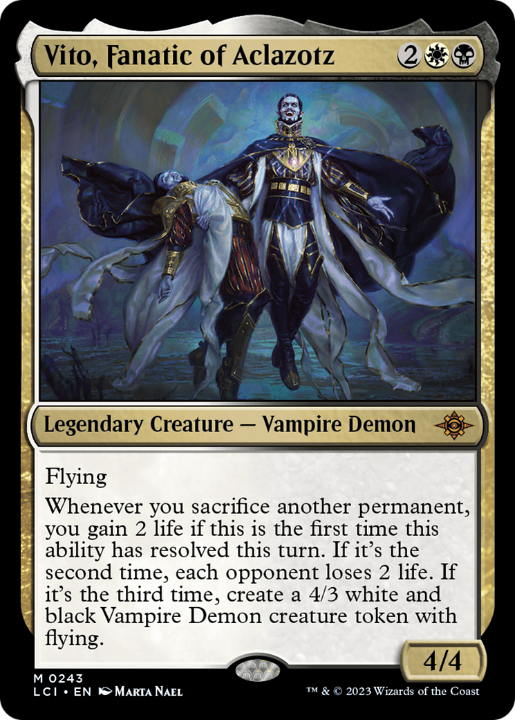 Vito, Fanatic of Aclazotz (243) Foil - The Lost Caverns of Ixalan