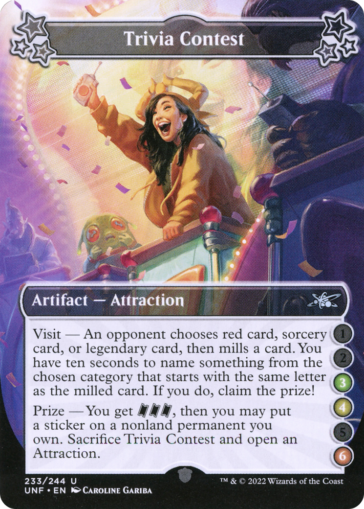 Trivia Contest (3-4-6) (233) - Unfinity