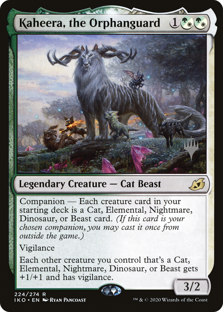 Kaheera, the Orphanguard (224) Foil - Ikoria: Lair of Behemoths Promos