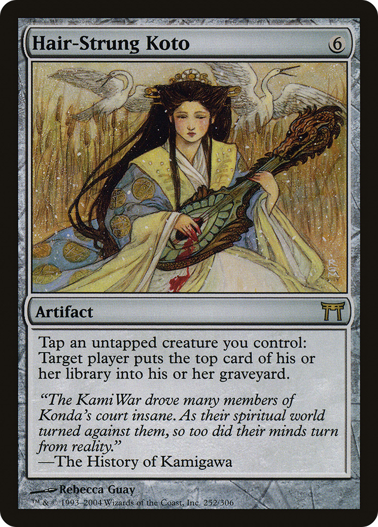Hair-Strung Koto (252) Foil - Champions of Kamigawa