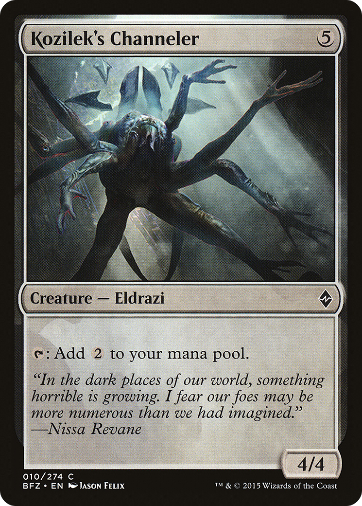 Kozilek's Channeler (010) - Battle for Zendikar