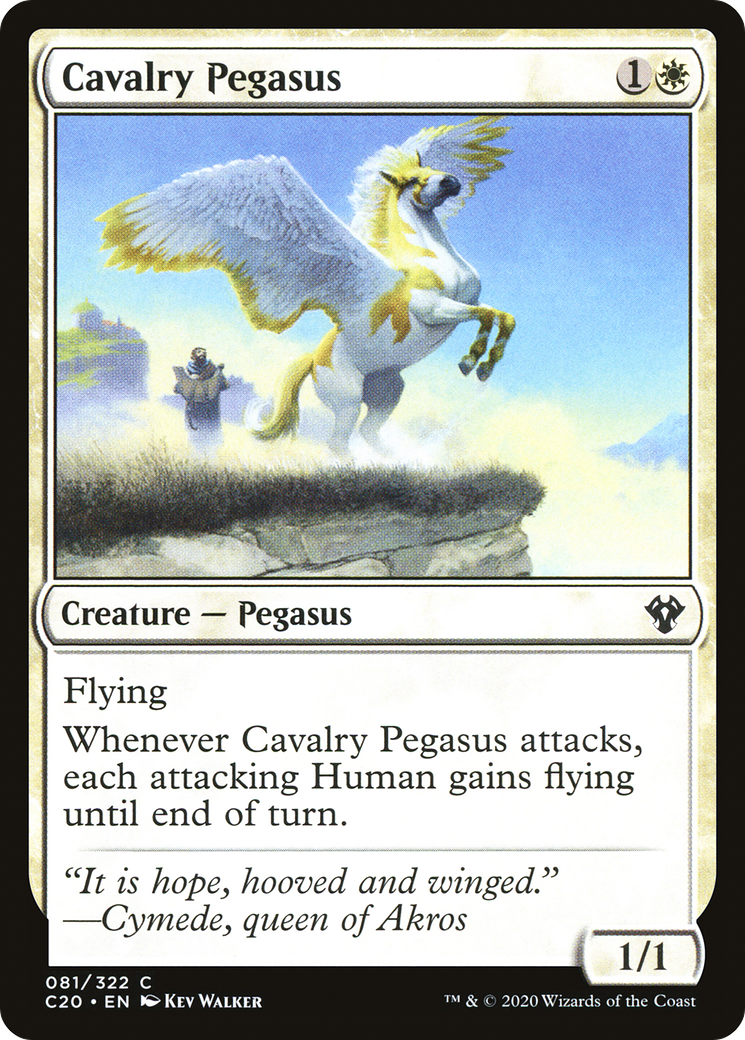 Cavalry Pegasus (081) - Commander 2020