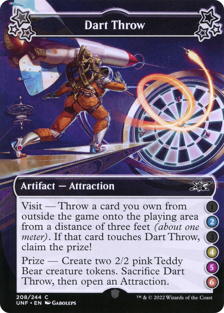 Dart Throw (208c) Foil - Unfinity