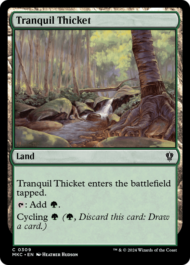 Tranquil Thicket (309) - Murders at Karlov Manor Commander