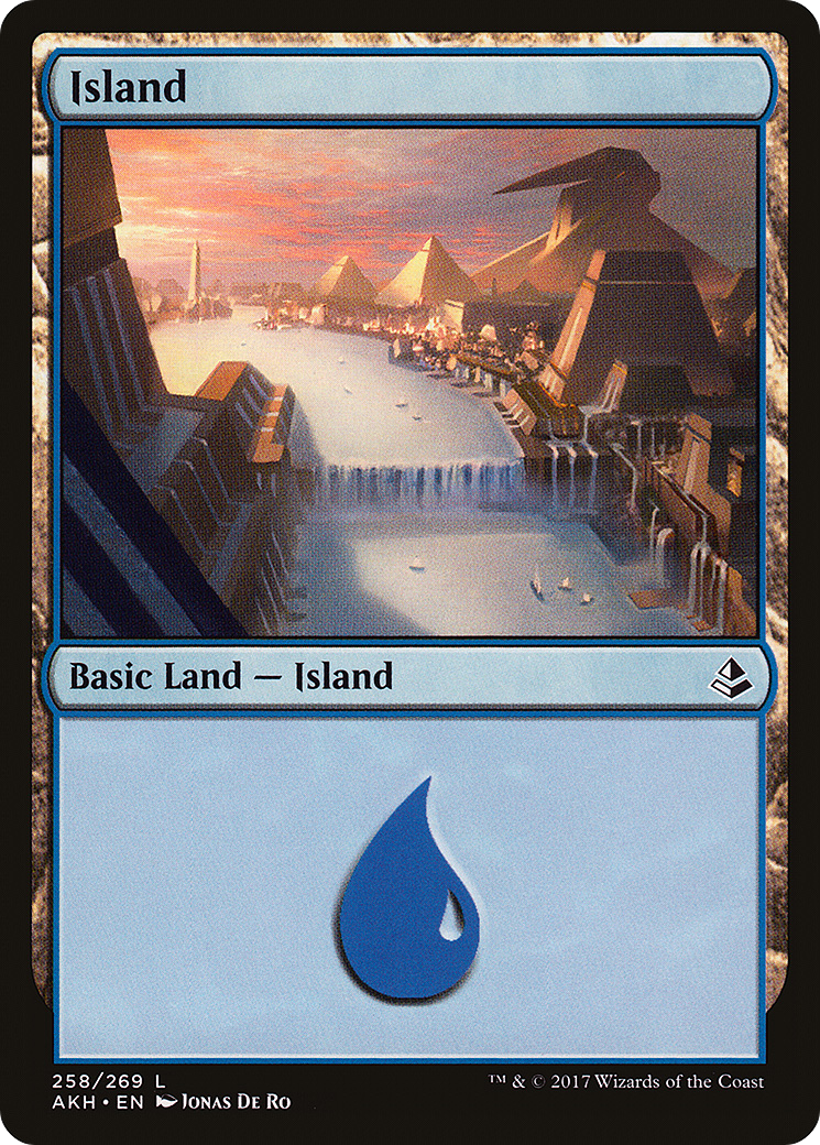 Island (258) Foil - Amonkhet