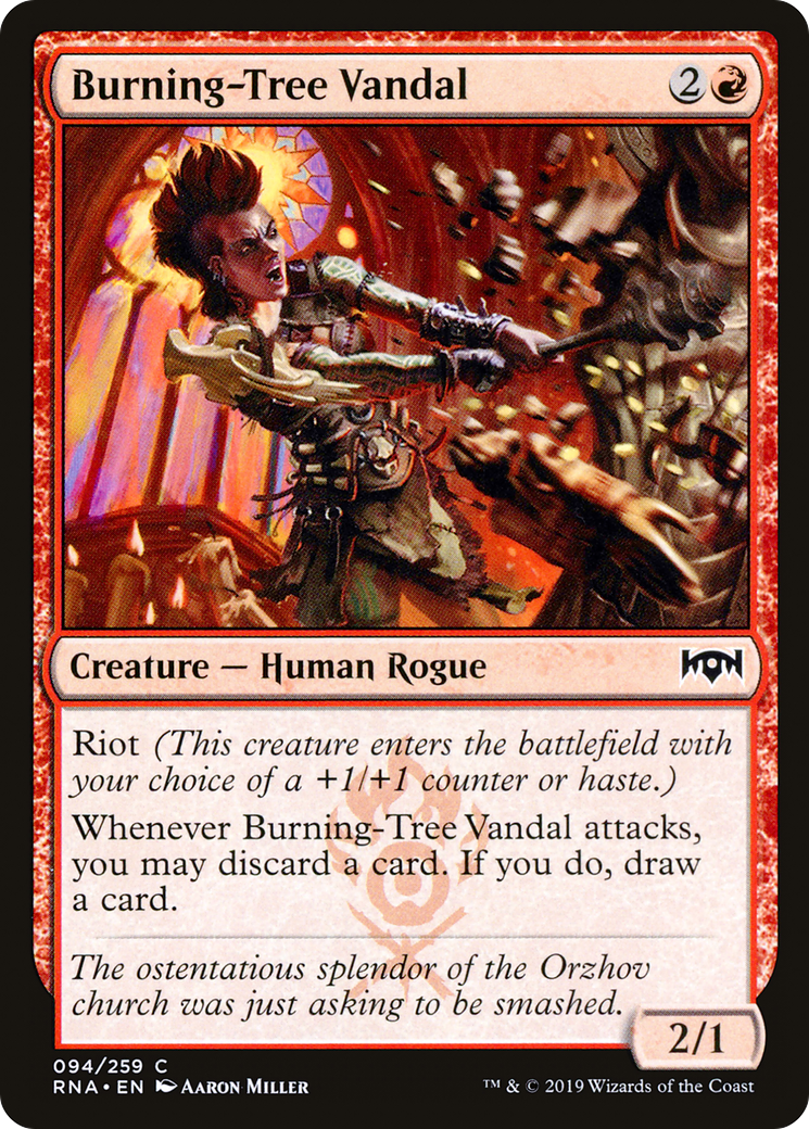 Burning-Tree Vandal (094) - Ravnica Allegiance