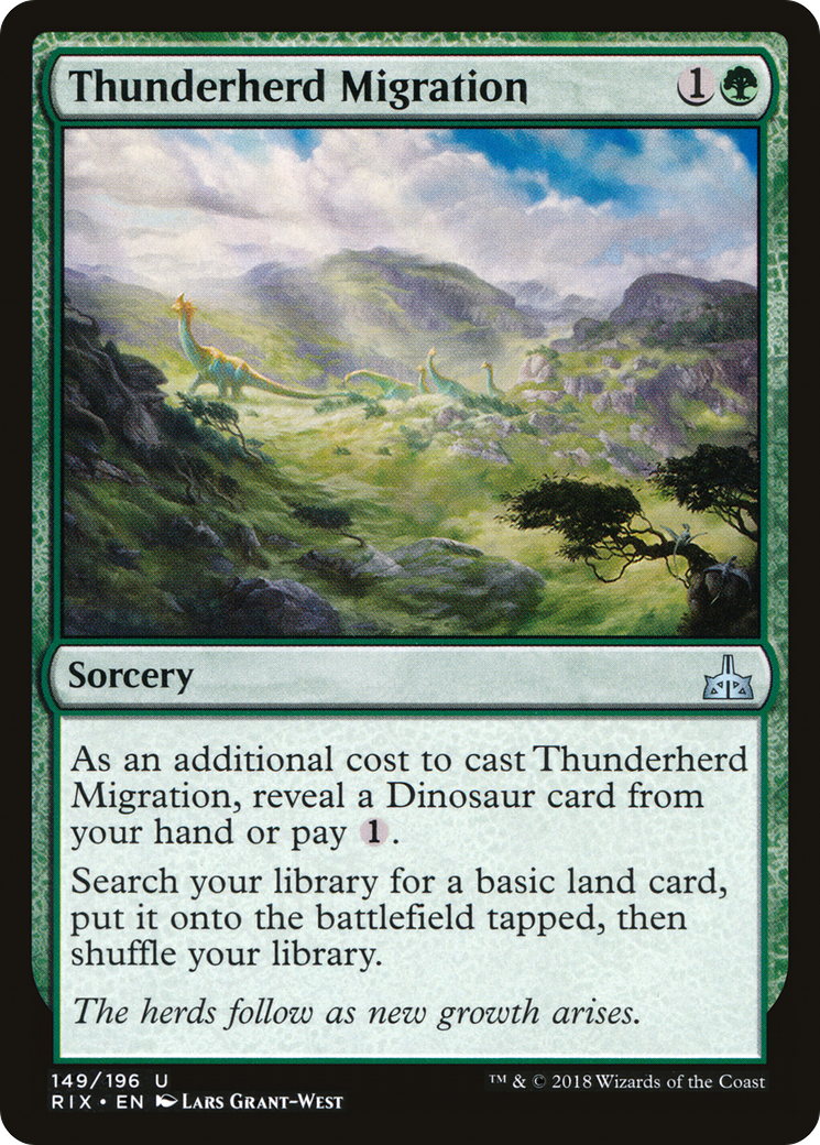 Thunderherd Migration (149) Foil - Rivals of Ixalan