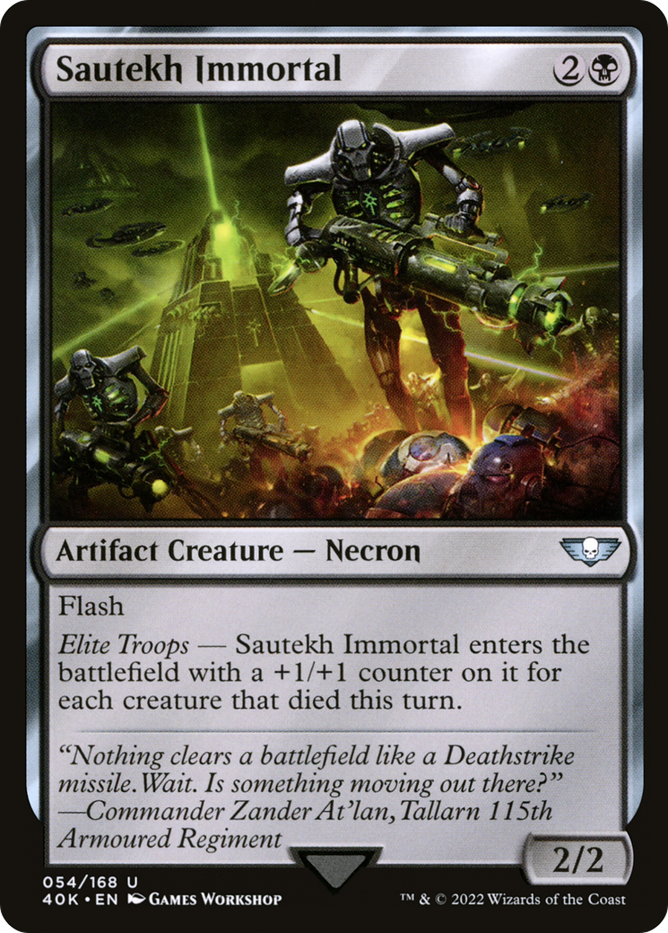 Sautekh Immortal (054) - Warhammer 40,000 Commander