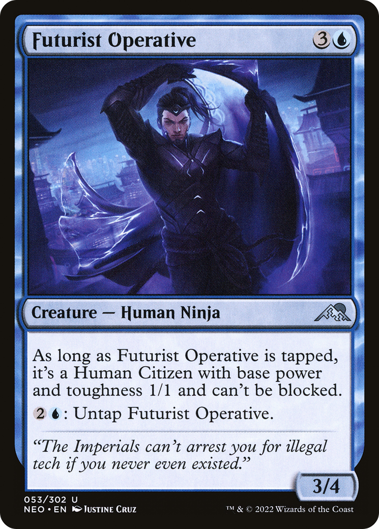Futurist Operative (053) Foil - Kamigawa: Neon Dynasty