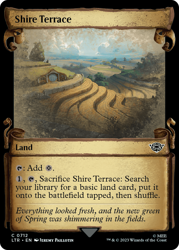 Shire Terrace (Showcase Scrolls) (Showcase) (712) - The Lord of the Rings: Tales of Middle-earth