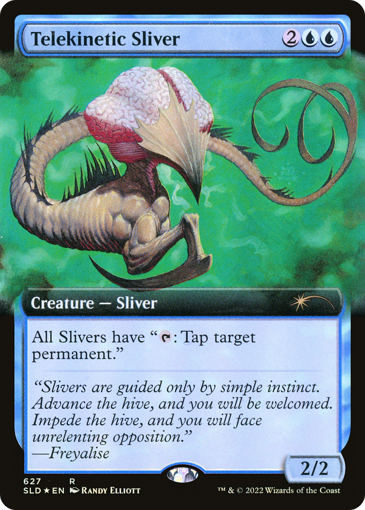 Telekinetic Sliver (Extended Art) (627) Foil - Secret Lair Drop