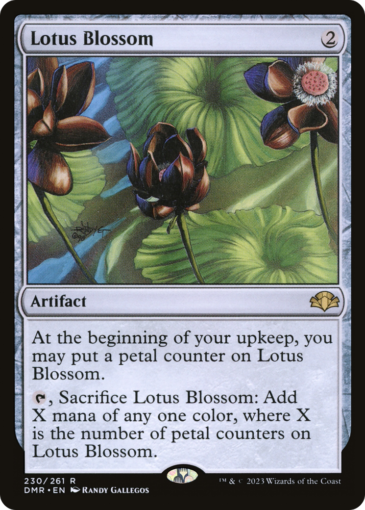 Lotus Blossom (230) Foil - Dominaria Remastered