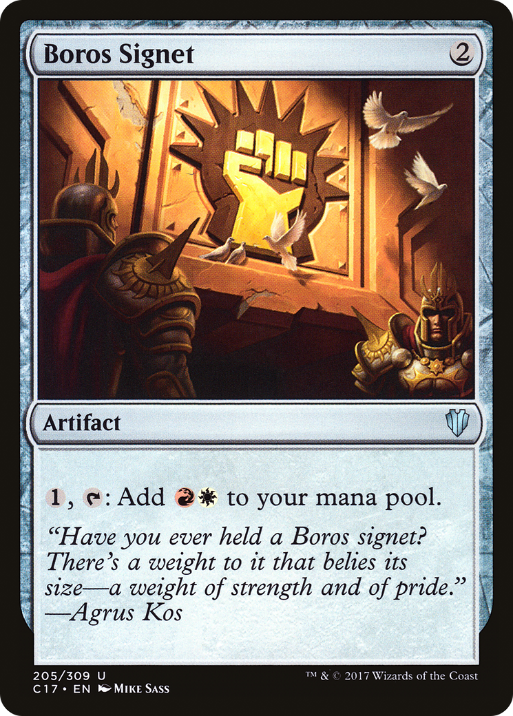 Boros Signet (205) - Commander 2017